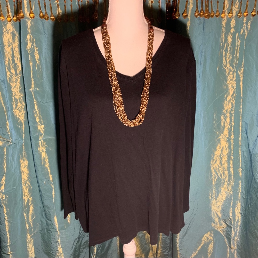 Lane Bryant || Black Long Sleeved Tee